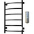 Полотенцесушитель электрический Тругор Пэк сп 5 ВГП 500х800 мм, чёрный (возможность скрытого подключения) 00-00035956 фото 2