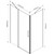 Душевое ограждение Vincea Orta 100x90 см VSR-1O9010CL, хром/прозрачное фото 3
