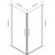 Душевое ограждение Vincea Orta 90x90 см VSS-1O9090CL, хром/прозрачное фото 5