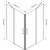Душевое ограждение Vincea Orta 100x100 см VSS-1O1010CL, хром/прозрачное фото 3