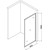 Боковая стенка Taliente 80x185 см TA-08CP, хром/прозрачное - 2 Боковая стенка Taliente 80x185 см TA-08CP, хром/прозрачное фото 2