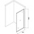 Боковая стенка Taliente 90x195 см TA-09-1CB, черный/прозрачное - 2 Боковая стенка Taliente 90x195 см TA-09-1CB, черный/прозрачное фото 2