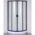 Душевое ограждение Taliente 90x90 см TA-09091-1CB, черный/прозрачное фото 