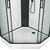 Душевое кабина Grossman Elegans 100 см GR250D, чёрный/прозрачное - 3 Душевое кабина Grossman Elegans 100 см GR250D, чёрный/прозрачное фото 3