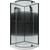 Душевое кабина Grossman Classic 90 см GR271, чёрный/узор фото 