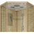 Душевая кабина Niagara Luxe NG-7701DG 90x90 см, золото/прозрачное фото 5