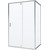 Душевое ограждение Niagara Nova 100x70 см NG-63-10A-NG-A70, хром/прозрачное фото 2