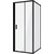Душевое ограждение Niagara Nova 90x80 см NG-82-9AB-NG-A80B, черный/прозрачное фото 2