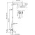 Душевая стойка с термостатом WasserKraft A188.161.155.WM Thermo, белый - 3 Душевая стойка с термостатом WasserKraft A188.161.155.WM Thermo, белый фото 3