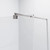 Душевая перегородка Niagara Nova 70 см NG-663-70 с кронштейном, хром/прозрачное фото 3