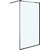 Душевая перегородка Niagara Nova 110 см NG-687-11BLACK с кронштейном, черный/прозрачное фото 2