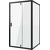 Душевое ограждение Niagara Nova 110x100 см NG-83-11AB-NG-A100B, черный/прозрачное фото 2