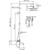Душевая стойка с термостатом WasserKraft A288.258.078.BM Thermo, черный - 3 Душевая стойка с термостатом WasserKraft A288.258.078.BM Thermo, черный фото 3