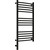 Полотенцесушитель электрический Сунержа Богема 3.0 П14 800x400 мм (выгнутая перемычка) 31-5802-8040 L, чёрный матовый фото 