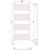 Полотенцесушитель электрический Сунержа Богема 3.0 П20 1200x500 мм (прямая перемычка) 30-5804-1250 L, белый матовый фото 5