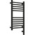 Полотенцесушитель электрический Сунержа Богема 3.0 П11 600x300 мм (прямая перемычка) 31-5805-6030 R, чёрный матовый фото 