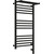 Полотенцесушитель электрический Сунержа Богема с полкой 3.0 П14 800x400 мм (прямая перемычка) 31-5807-8040 R, чёрный матовый фото 