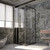 Душевое ограждение Veconi Premium Trento 120x90 см PTC20-GR-12090-01-C4 (стекло 8 мм), графит/прозрачное фото 