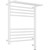 Полотенцесушитель электрический Сунержа Богема с полкой 3.0 П10 600x500 мм (прямая перемычка) 12-5807-6050 R, белый фото 