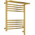 Полотенцесушитель электрический Сунержа Богема с полкой 3.0 П10 600x500 мм (прямая перемычка) 03-5807-6050 R, золото фото 