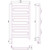 Полотенцесушитель электрический Сунержа Элегия 3.0 П13 1000x500 мм 12-5818-1050 L, белый фото 5