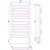 Полотенцесушитель электрический Сунержа Элегия 3.0 П13 1000x500 мм 12-5819-1050 R, белый фото 5