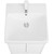 Тумба универсальная с раковиной Акватон Сканди Doors 45 см 1A278701SD010, белый матовый/белый глянцевый (ножки в комплекте) фото 5