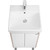 Тумба универсальная с раковиной Акватон Сканди Doors 45 см 1A278701SDB20, дуб верона/белый глянцевый (ножки в комплекте) фото 6