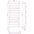 Полотенцесушитель электрический Сунержа Элегия 3.0 П14 1200x500 мм 30-5818-1250 L, белый матовый фото 5