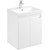 Тумба универсальная с раковиной Акватон Сканди Doors 55 см 1A278801SD010, белый матовый/белый глянцевый (ножки в комплекте) фото 3