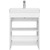 Тумба универсальная с раковиной Акватон Сканди Doors 55 см 1A278801SD010, белый матовый/белый глянцевый (ножки в комплекте) фото 4