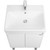 Тумба универсальная с раковиной Акватон Сканди Doors 55 см 1A278801SD010, белый матовый/белый глянцевый (ножки в комплекте) фото 6