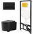 Инсталляция Oli 80 Eco с подвесным безободковым унитазом Point Веста 886914GBO3+PN41701BM, черный матовый фото 