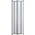 Шторка для ванны Grossman 800х1400 мм GR-107, хром/прозрачное фото 4