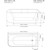 Ванна акриловая Grossman 150x75 см GR-2201L фото 4