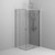 Душевое ограждение Am.Pm X-Joy 100x80 см W94G-403-10080-MТ, хром/прозрачное фото 5