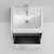 Тумба подвесная с раковиной Am.Pm Func 60 см M8FFUX0601WG, белый глянцевый, Цвет фасада: белый фото 8