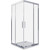 Душевое ограждение Bas Cofe CR-80-C-CH 80x80 см, хром/прозрачное -  Душевое ограждение Bas Cofe CR-80-C-CH 80x80 см, хром/прозрачное фото