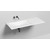 Раковина врезная под столешницу Salini Marea 13 70 см 1802213M (S-Stone) белый матовый  фото 2