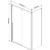 Душевое ограждение Vincea Lugano 150x90 см VSR-1L9015CLB-1 (стекло 8 мм), черный/прозрачное фото 2