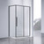 Душевое ограждение Vincea Slim-N 130х80 см VSR-4SN8013CLB, черный/прозрачное фото 