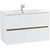 Тумба подвесная с раковиной Art&Max AM-ELEGANT-900-2C-SO-BM-LED 90 см, белый матовый, Цвет фасада: белый матовый фото 3