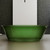 Ванна прозрачная Abber Kristall 170x75 см AT9707Emerald, зеленый фото 