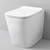 Унитаз приставной безободковый ArtCeram A16 ASV004 01 00 фото 