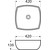 Раковина-чаша Azario 42 см AZ-2076 SP фото 3