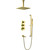 Душевая система для ванны с термостатом Timo Selene SX-2239/17SM, золото матовое -  Душевая система для ванны с термостатом Timo Selene SX-2239/17SM, золото матовое фото
