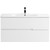 Тумба подвесная с раковиной Cezares DUET-1000-2C-SO-BO 100 см, Bianco Opaco фото 