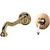 Смеситель для раковины настенный Cezares MARGOT-BLS1-02-Bi, бронза, Цвет производителя: бронза фото 