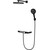 Душевая система для ванны с термостатом Berges Wasserhaus Morans 075004, черный матовый фото 2
