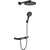 Душевая система для ванны с термостатом Berges Wasserhaus Morans 075004, черный матовый фото 
